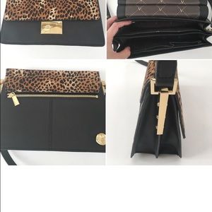 Vince Camuto leopard shoulder/ crossbody bag
